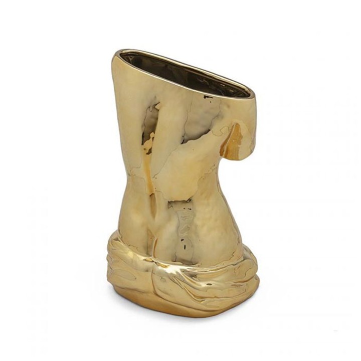 Seletti Vaso Milo Venere oro alto 37 cm