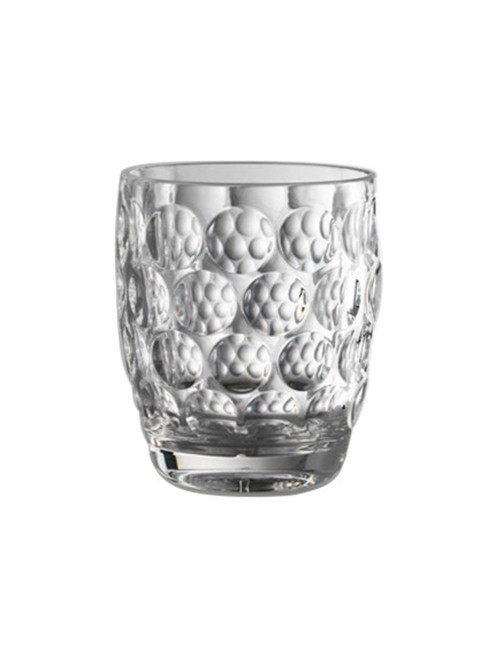 SET 6 BICCHIERI LENTE TRASPARENTE BASSO