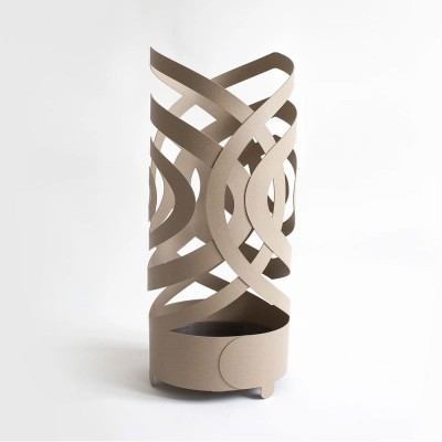 Portaombrelli Optical Beige di Arti e Mestieri