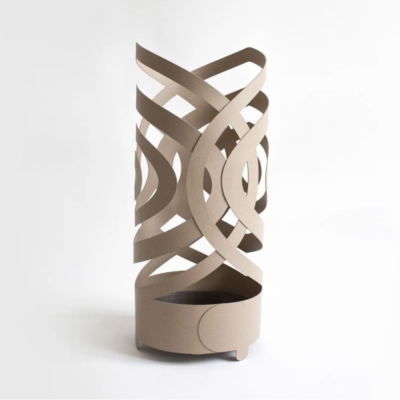 Portaombrelli Optical Beige di Arti e Mestieri