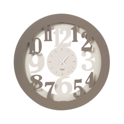 Orologio Ready Avorio-Fango di Arti e Mestieri – Ø50 cm