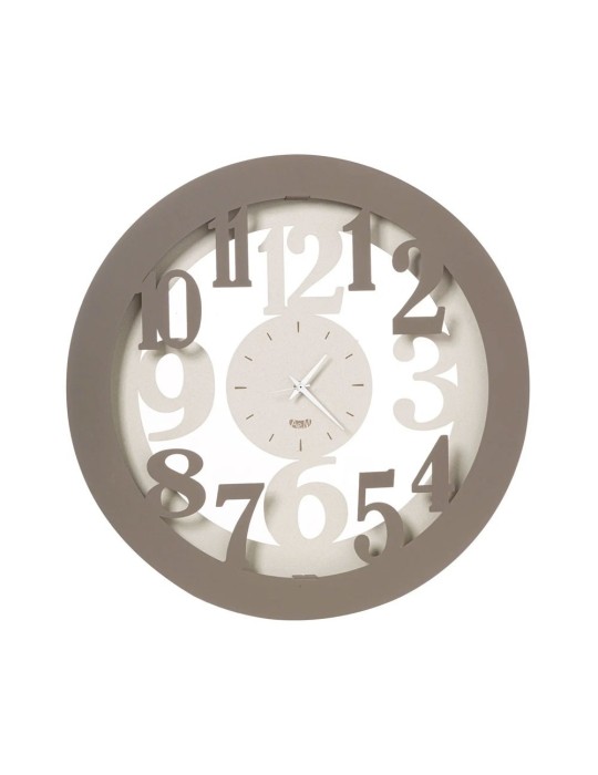 Orologio Ready Avorio-Fango di Arti e Mestieri – Ø50 cm