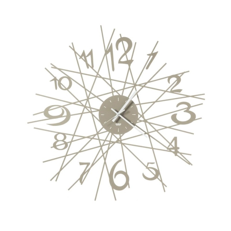 Orologio da Parete Zig Zag Arte e Mestieri Beige