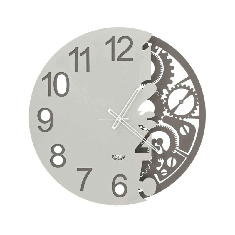 Orologio Full Meccano Fango-Avorio Ø60 cm – Arti e Mestieri