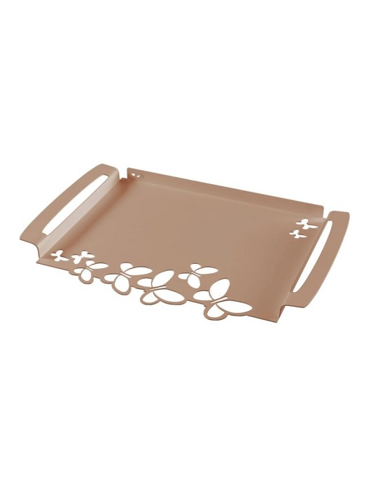 Vassoio Butterfly Grande Beige Arti e Mestieri – Vassoio Design con Farfalle