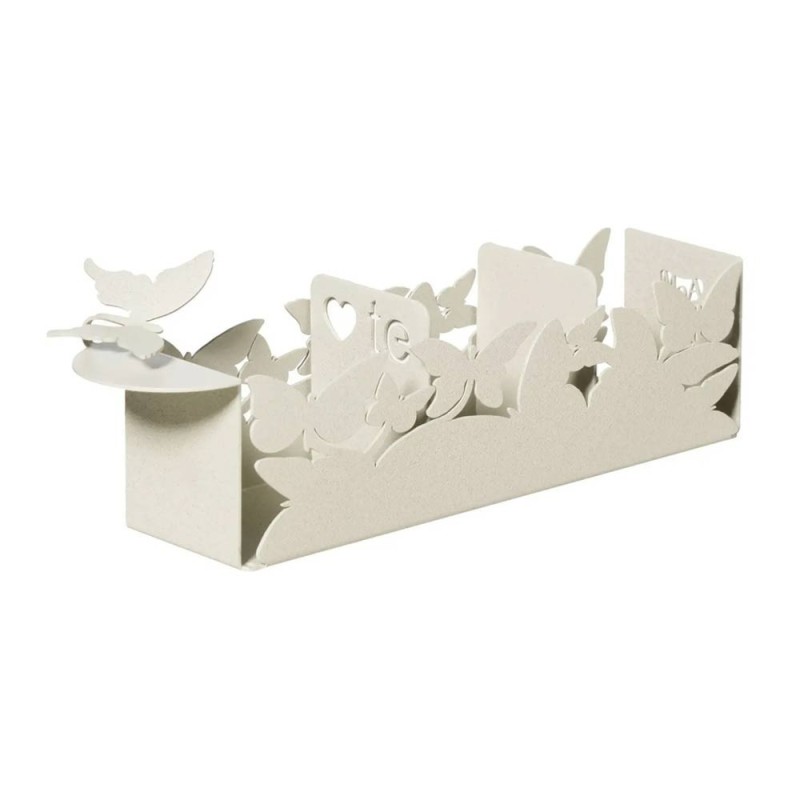 Portabustine Tè Butterfly Avorio Arti e Mestieri – Porta Tè Design in Ferro