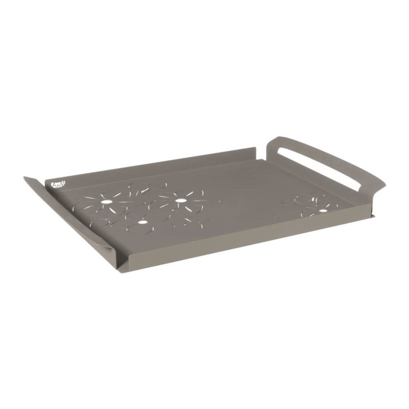 Vassoio Fior di Loto Grande Fango Arti e Mestieri – Design Floreale in Ferro