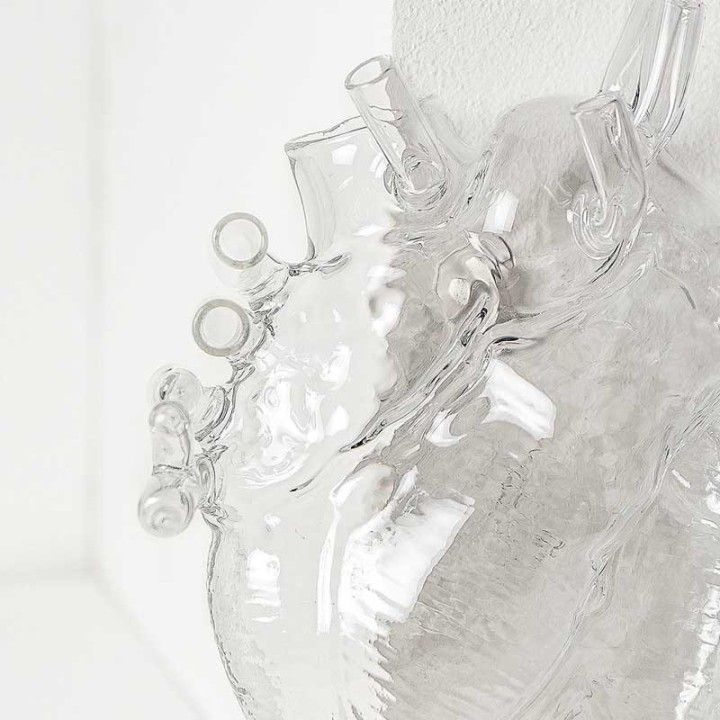 Seletti Vaso Love in Bloom Glass trasparente
