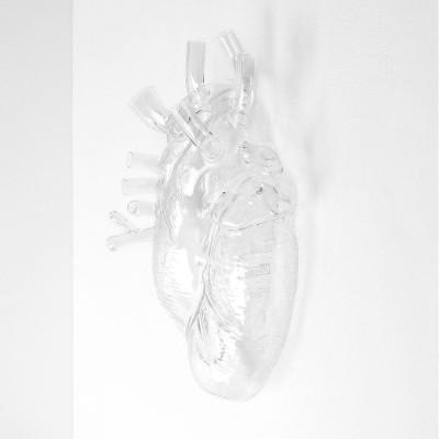 Love in Bloom Glass – Vaso a Cuore in Vetro di Design...