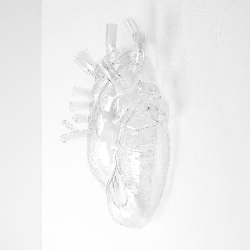 Love in Bloom Glass – Vaso a Cuore in Vetro di...