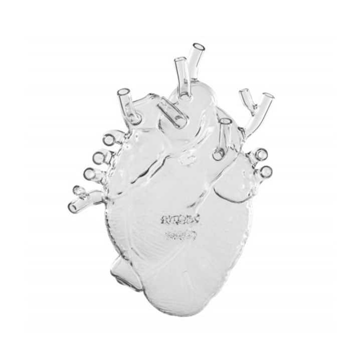 Seletti Vaso Love in Bloom Glass trasparente