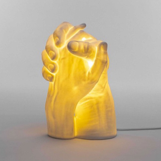 LAMPADA IN PORCELLANA "WITH ME" Cm. 21,6X17,5 h.32