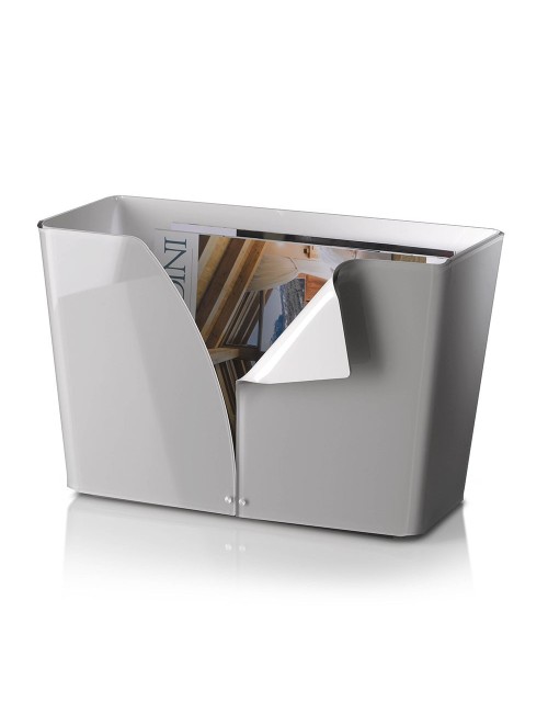 Portariviste Eco Vesta Home in Plexiglass Tortora – Made in Italy, Elegante e Pratico