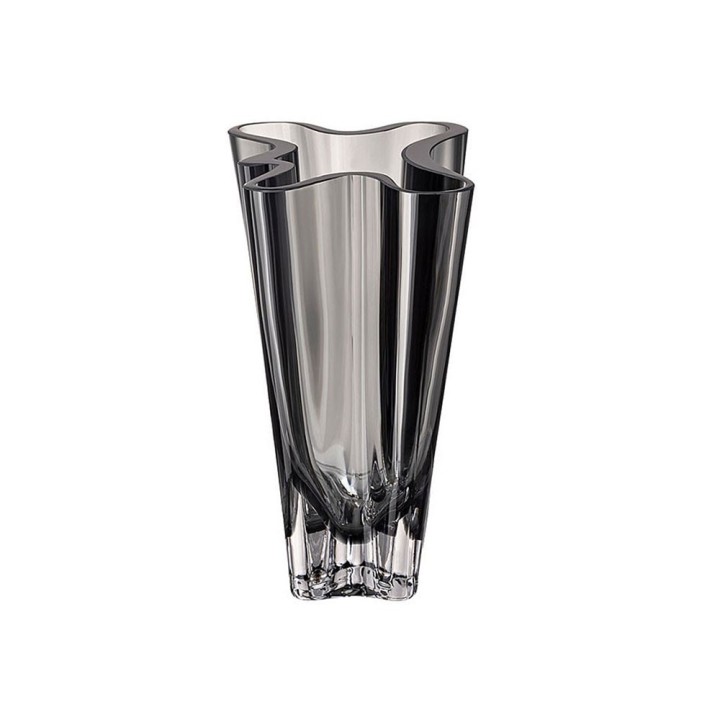 Rosenthal Vaso Flux Grau in vetro alto 14 cm
