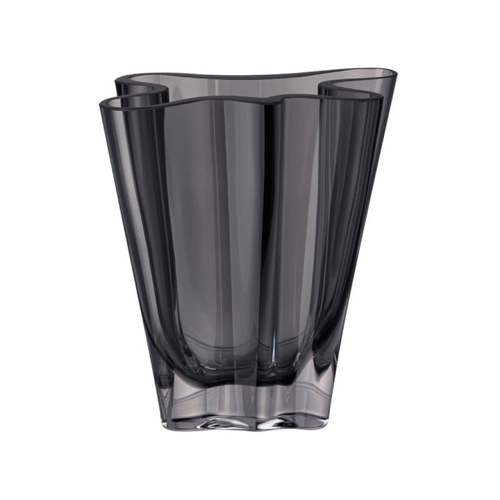 Rosenthal Vaso Flux Grau in vetro alto 20 cm