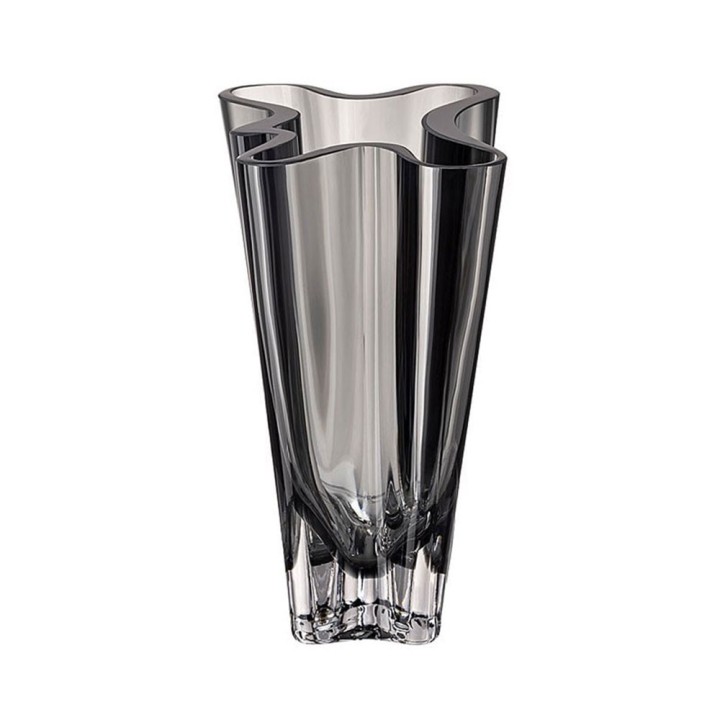 Rosenthal Vaso Flux Grau in vetro alto 26 cm
