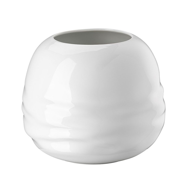 Rosenthal Vaso Vesi Waves bianco alto 16 cm
