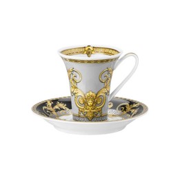Versace 2 tazzine espresso con piattino da 90 ml