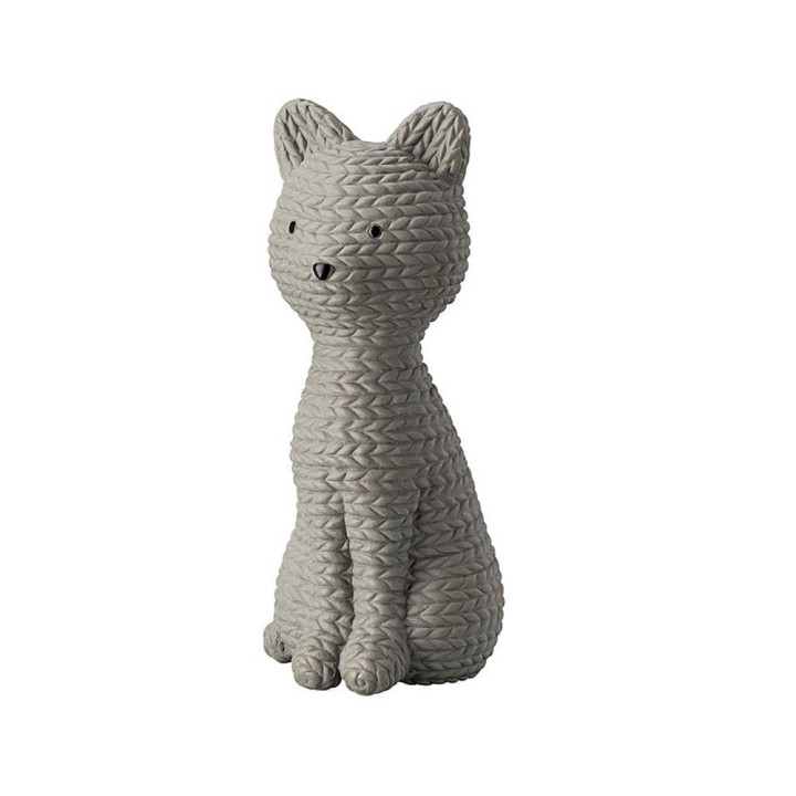 Rosenthal Gatto Pets Smokey Stone piccolo alto 8 cm