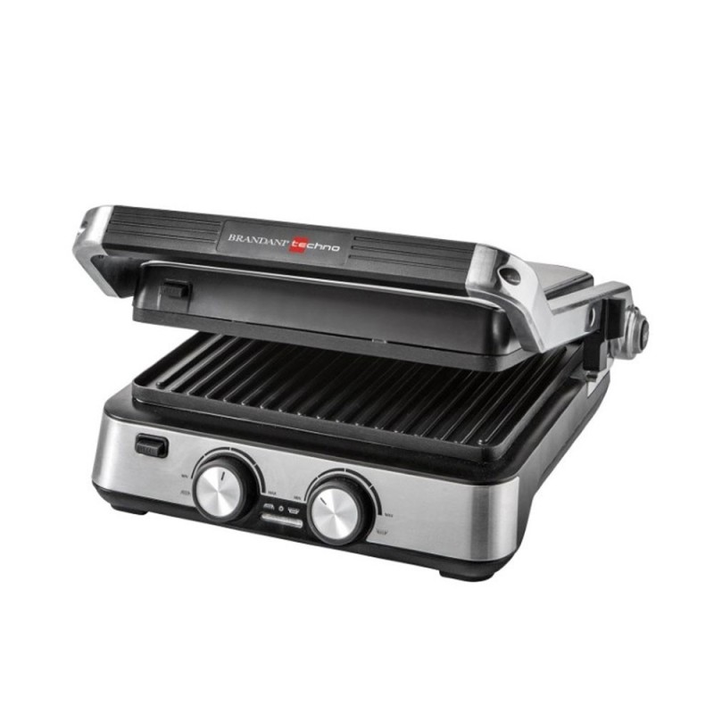 Grill Apribile con Doppia Piastra Antiaderente 180° Brandani