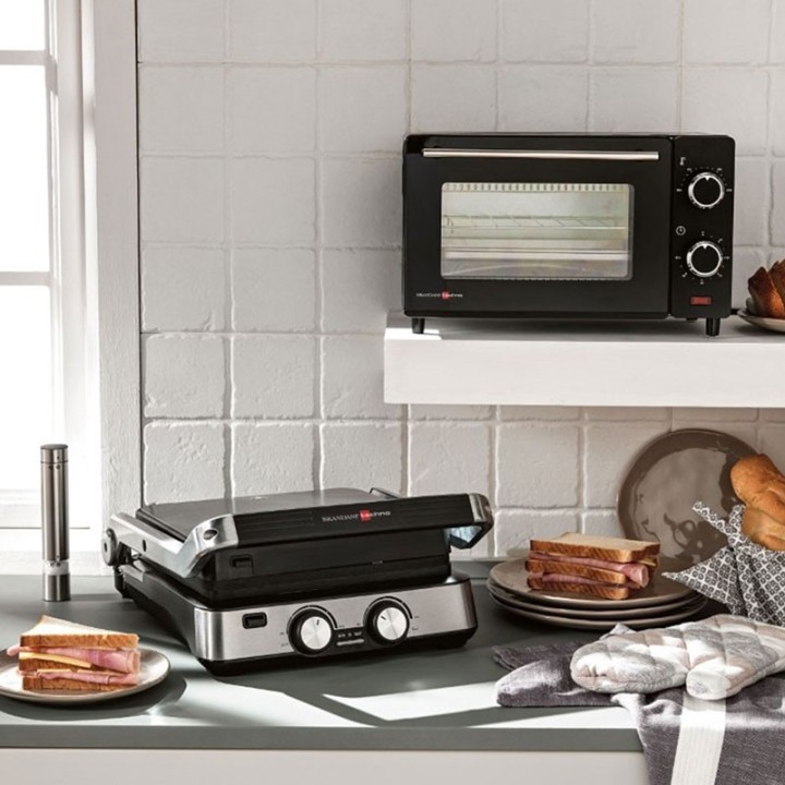 Brandani Grill elettrico apribile 180° doppia piastra