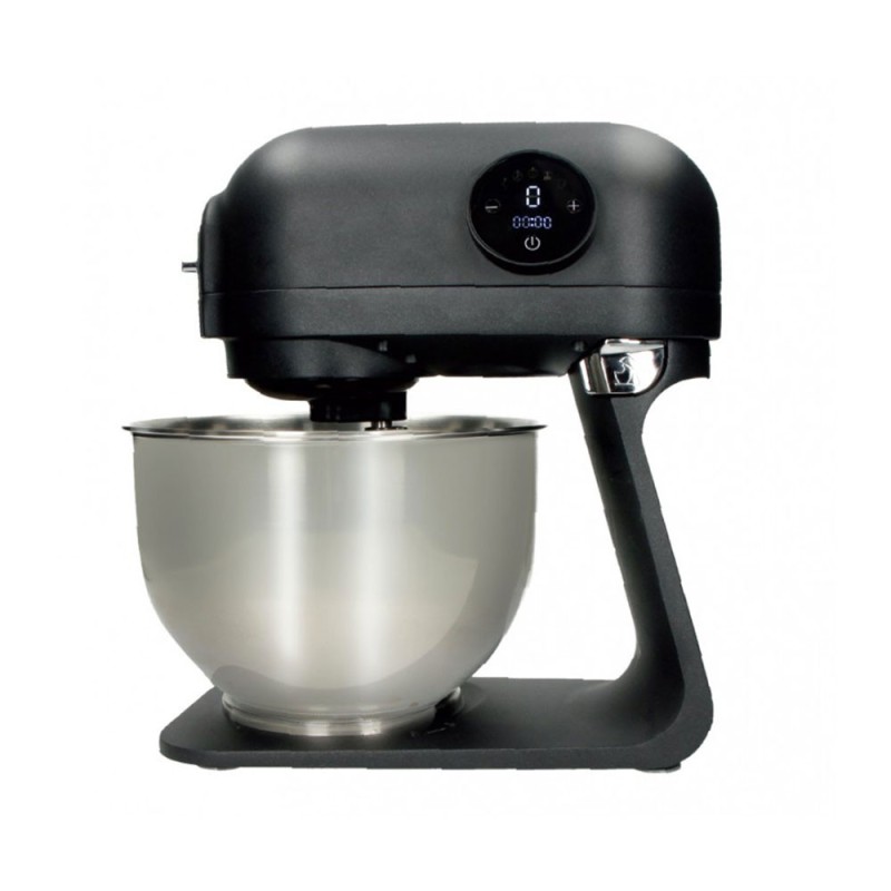 IMPASTATRICE PLANETARIA MATT BLACK TECHNO COL.INOX