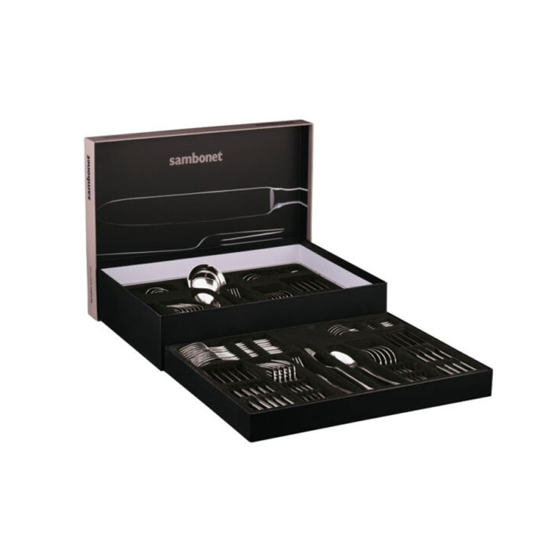 Servizio 72 Pz Monoblocco Baguette Inox