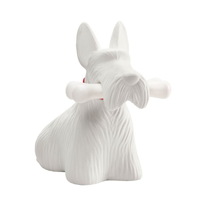 Qeeboo Lampada Scottie bianca LED ricaricabile