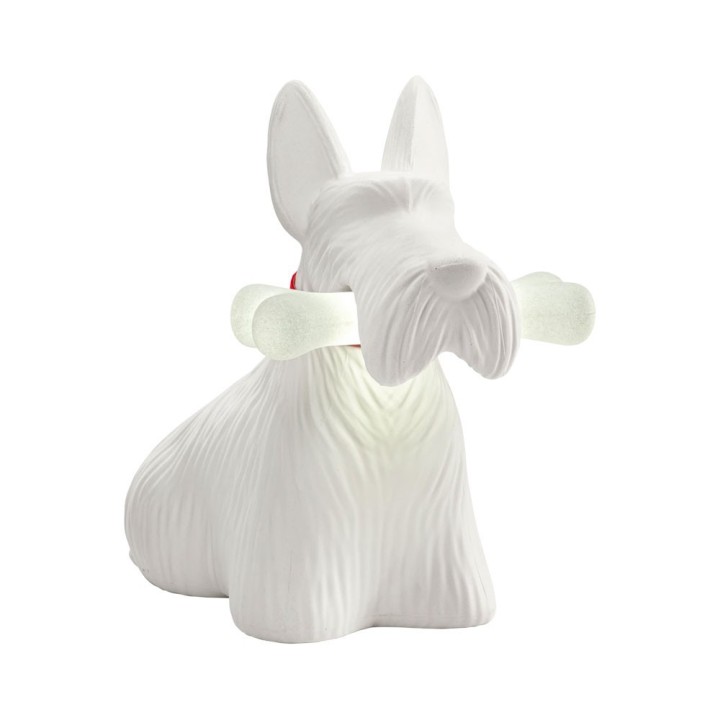 Qeeboo Lampada Scottie bianca LED ricaricabile