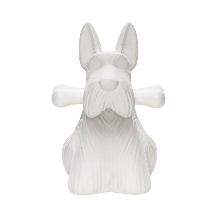 Qeeboo Lampada Scottie bianca LED ricaricabile