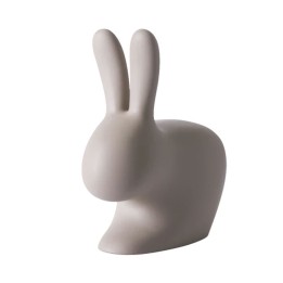 Qeeboo Sedia Rabbit Chair Baby grigia