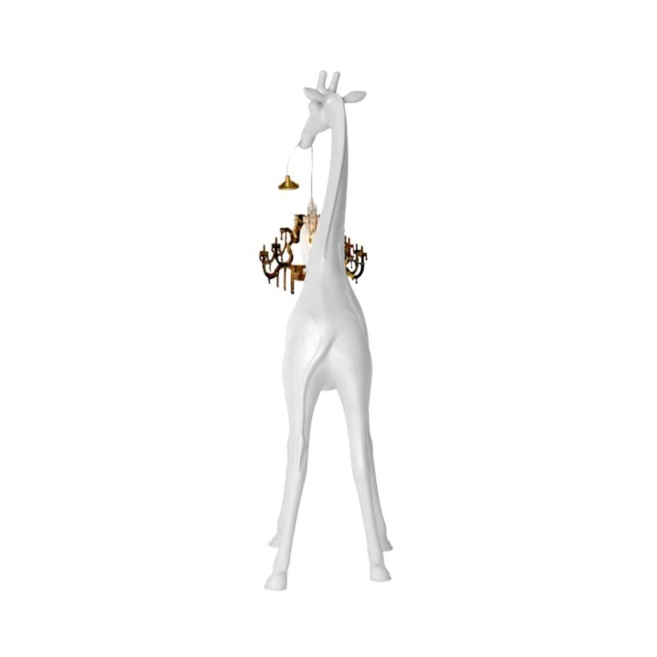Qeeboo Giraffe in Love XS bianca alta 100 cm