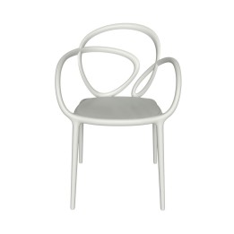 Qeeboo Set di 2 sedie Loop bianche