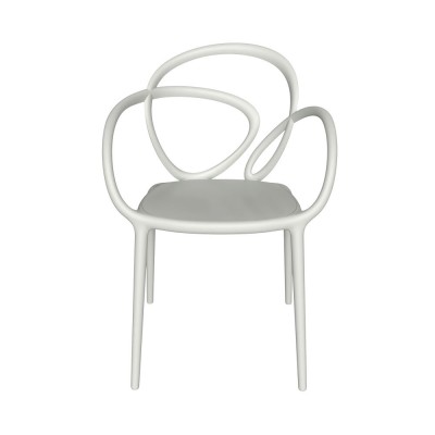 Set 2 Sedie Loop Qeeboo Bianche – Design Moderno e Raffinato