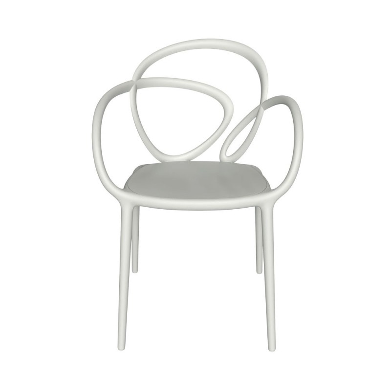 Set 2 Sedie Loop Qeeboo Bianche – Design Moderno e Raffinato