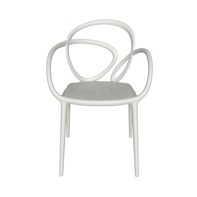 Set 2 Sedie Loop Qeeboo Bianche – Design Moderno e Raffinato