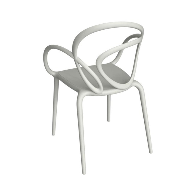 Set 2 Sedie Loop Qeeboo Bianche – Design...