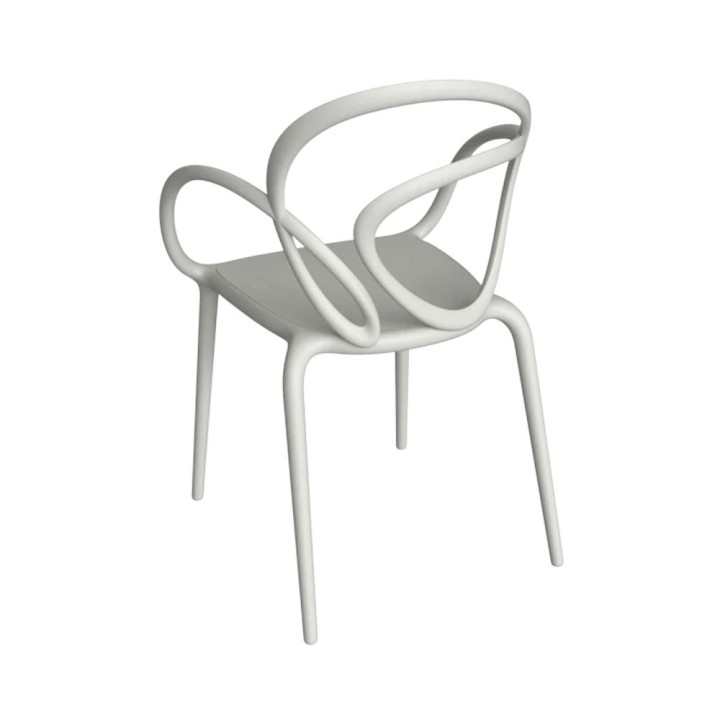 Qeeboo Set di 2 sedie Loop bianche