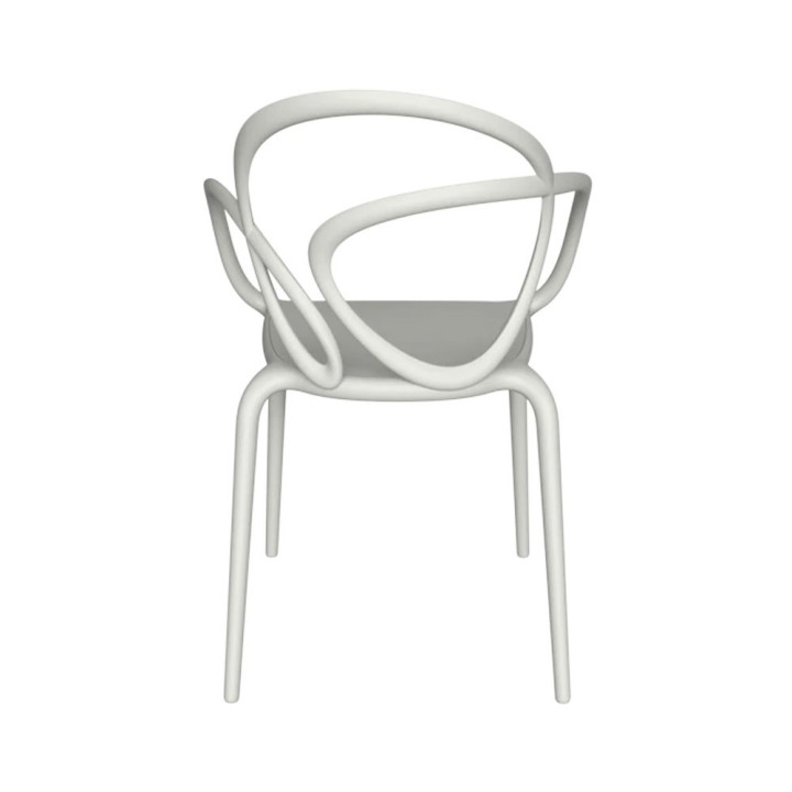 Qeeboo Set di 2 sedie Loop bianche