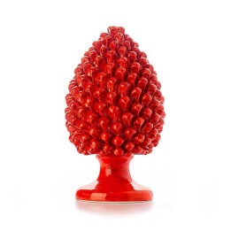 Verus Ceramiche Pigna rossa alta 30 cm