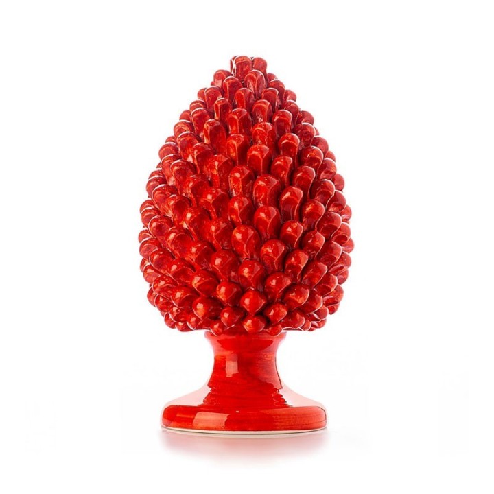 Verus Ceramiche Pigna rossa alta 30 cm