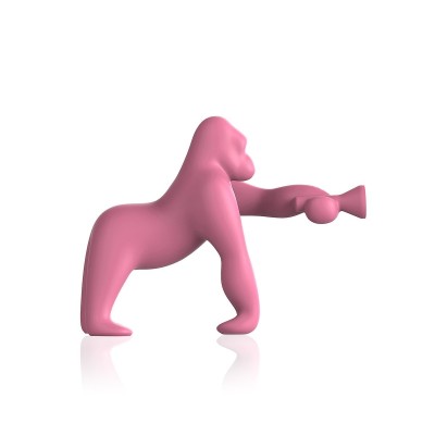 Lampada da Tavolo Kong XS Qeeboo – Design Glam Bright Pink