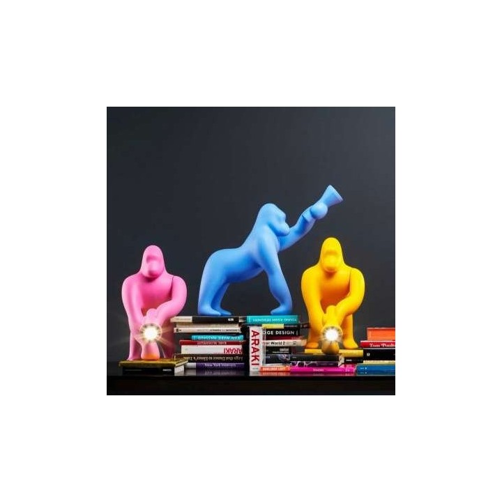 Qeeboo Lampada da tavolo Kong XS bright pink