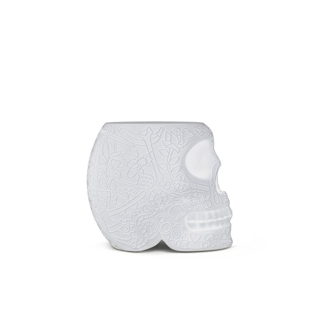 Mexico Stool and Sidetable Lamp with Rechargeable