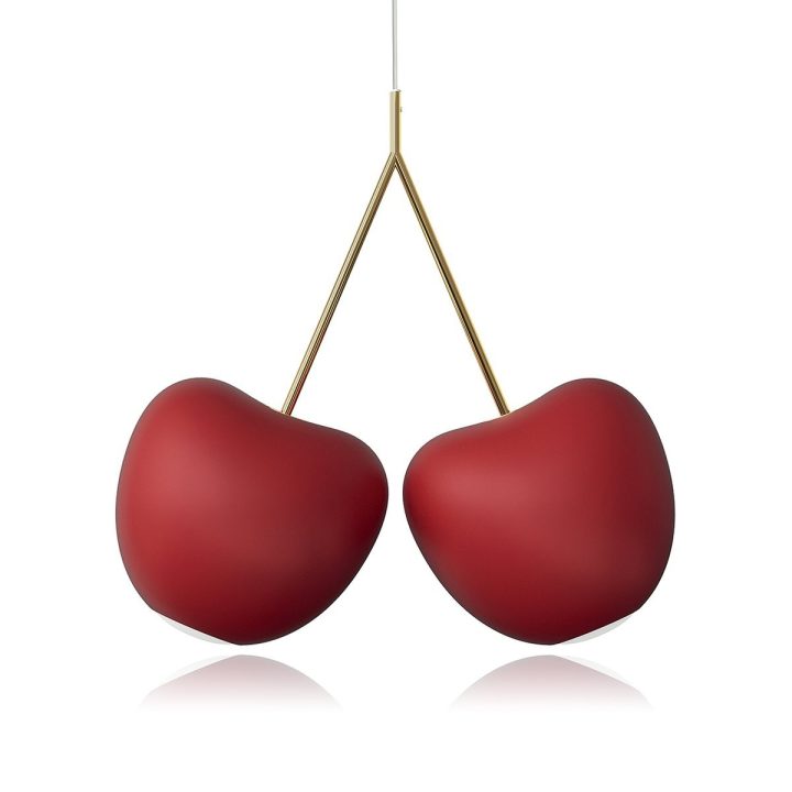 Qeeboo Cherry Lamp a sospensione rossa