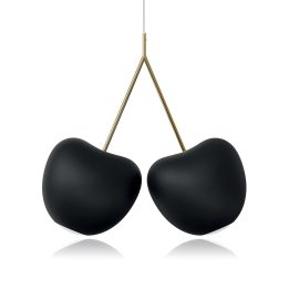 Qeeboo Cherry Lamp a sospensione nera