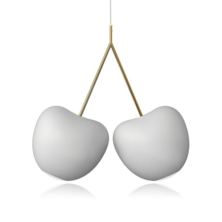 Qeeboo Cherry Lamp a sospensione bianca