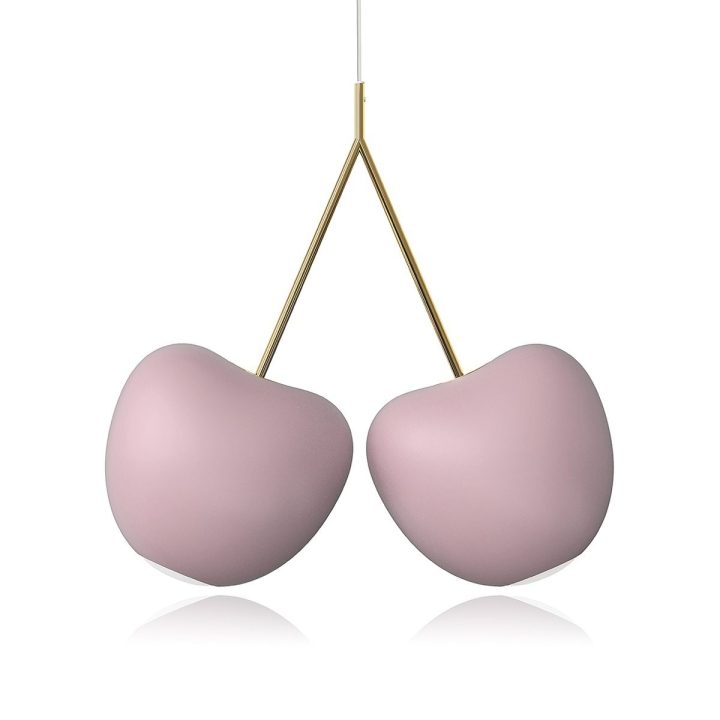 Qeeboo Cherry Lamp a sospensione rosa