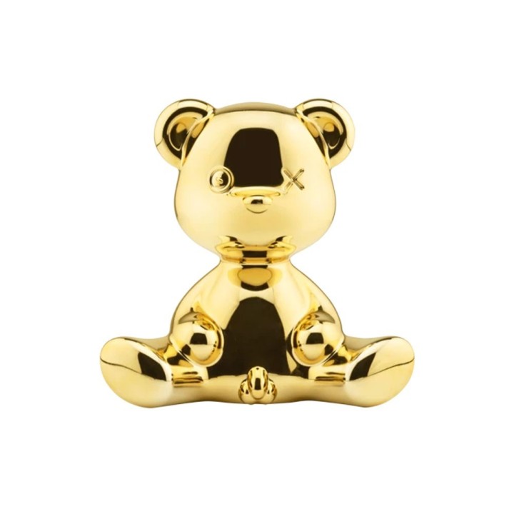 Qeeboo Teddy Boy oro metallizzato con cavo