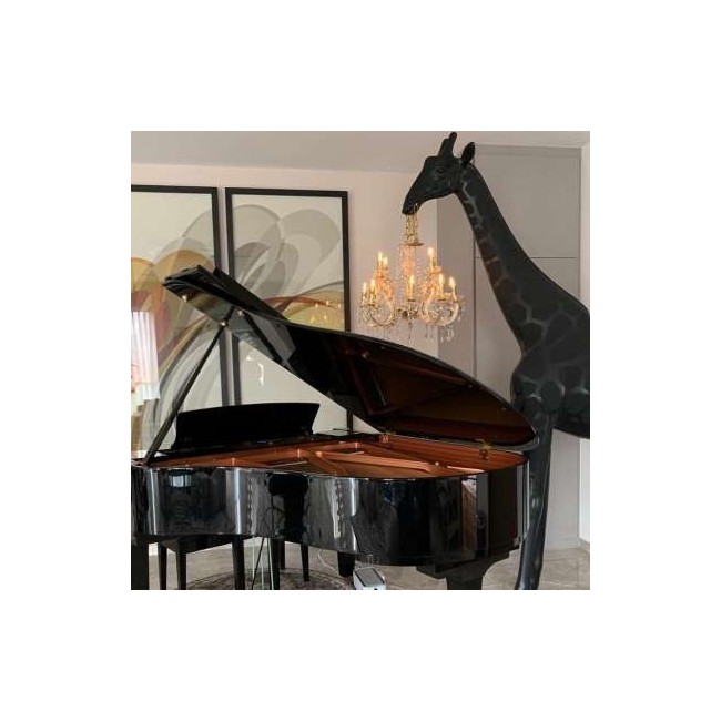 Qeeboo lampada Giraffa In Love M black